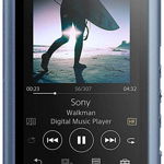 MP4 Player Sony Walkman NW-A55LL, Hi-Res Audio, Ecran tactil, Bluetooth, NFC, Autonomie 45 ore, LDAC, 16GB (Albastru)