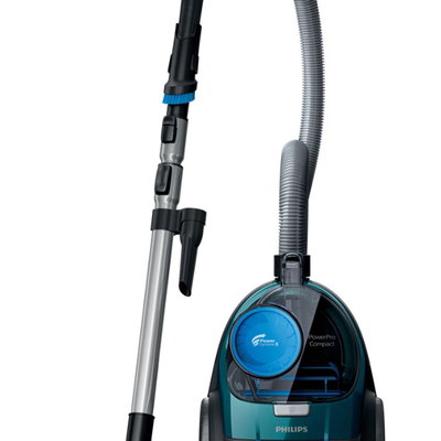 Aspirator fara sac PHILIPS PowerPro Compact FC9334/09, 1.5l, 900W, 76dB, verde-negru
