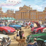 Puzzle Jumbo - Steve Crisp: Classic Car Show, 1.000 piese (11112), Jumbo