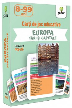 Europa. Tari si capitale, Editura Gama, 6-7 ani +, Editura Gama