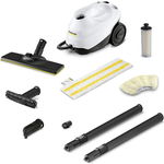 Karcher Aparat de curatat cu aburi Karcher SC 3 EasyFix, 1.513-650.0, 1900W, 3.5 bar, incalzire 0.5 min, Alb/Negru, Karcher