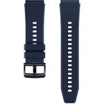 Accesoriu smartwatch Curea silicon Band Strap pentru Huawei Watch GT/GT 2 Pro/GT 2 46mm Bleumarin, OEM