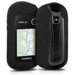 Husa de protectie pentru GPS Garmin eTrex 201x/eTrex 209x/eTrex 309x, Kwmobile, Negru, Silicon, 43608.01, kwmobile