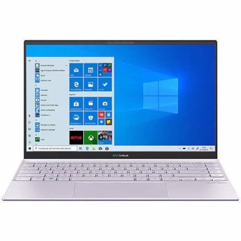 Laptop ASUS Zenbook 14 UX425EA-KI467T, Intel Core i5-1135G7, 14inch, RAM 8GB, SSD 512GB, Intel Iris Xe Graphics, Windows 10, Lilac Mist