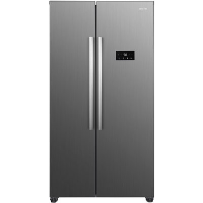 Aparate Frigorifice Side by Side Arctic AS427E4NMT, 442 l, Clasa E, Full No Frost, Silent Inverter, H 177 cm, Inox