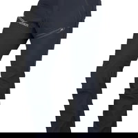 NORTHFINDER, Pantaloni regular fit cu buzunare cu fermoar pentru trekking Atlas, Negru stins, L