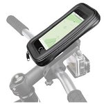 Suport bicicleta Scosche HandleIt Pro™ 2 in 1, pentru telefoane si camere de actiune (Negru)
