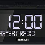 Radio cu ceas TechniSat Digitradio 52, 2W, ecran LCD, USB, functie incarcare wireless pentru SmartPhone, Timer, negru, TechniSat