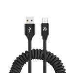 Cablu Tellur incarcare-sincronizare, USB to Micro USB, 2A, 1.8m, Negru, Tellur