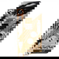 Tus de Ochi cu Stampila, Efect de Tatuaj, Rezistent la Apa 24h, Liquid Eyeliner Pen, Negru Intens, 5 g