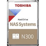 HDD TOSHIBA N300 NAS, 8TB, 7200rpm, 256MB cache, SATA-III