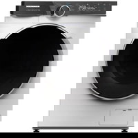 Masina de spalat rufe Heinner HWM-M1014IVKA+++, 10 kg, 1400 RPM, Clasa energetica A, Motor inverter, 14 programe, Touch control, Display digital, Alb