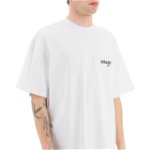 MSGM Raised Logo Print T-Shirt OPTICAL WHITE