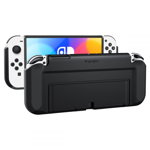 Carcasa Spigen Thin Fit compatibila cu Nintendo Switch OLED Black, Spigen
