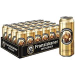 Bere blonda nefiltrata Franziskaner Weissbier bax 0.5L x 24 doze