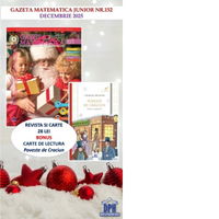 Gazeta Matematica Junior nr. 152, Decembrie 2025 (Bonus: Carte de lectura Poveste de Craciun de Charles Dickens),