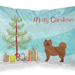 Caroline`s Treasures Eurasier sau eurasiatic câine pom de Crăciun Fabric Standard pillowcase Mltcl, 