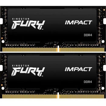 Memorie laptop FURY Impact 32GB (2x16GB) DDR4 3200MHz CL20 Dual Channel Kit, Kingston