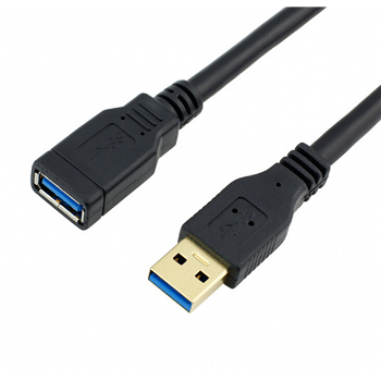 Cablu extensie USB 3.0 tip A tata - USB 3.0 tip A mama 1 m, PLS