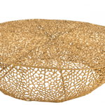 Masuta Coral, Aluminiu, Auriu, 115x114x31.5 cm, Jolipa