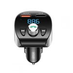 Incarcator Auto Cu Modulator Fm, Bluetooth 5.0, 2 X Usb, 3 A, 18w, Negru - Jr-cl02