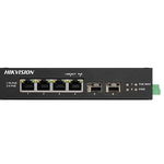 Switch Hikvision DS-3T0506HP-E/HS, 4-Port, PoE