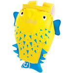 Trunki Rucsac galben cu design peste