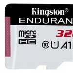 Card de memorie Kingston MicroSDHC Endurance, 32GB, 95R/30W, Clasa 10, UHS-I