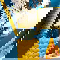 Suport ghiveci Lemons, Mauro Ferretti, 21x28 cm, polirasina, galben, Mauro Ferretti