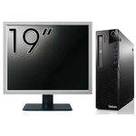 Pachet Calculator Lenovo ThinkCentre M82 SFF, Intel Celeron G1610 2.60GHz, 4GB DDR3, 500GB SATA + Monitor 19 Inch