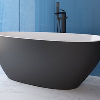 Cada freestanding Besco Goya xs 142x62 cm Alb Lucios, 