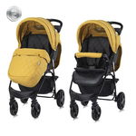 Carucior sport Lorelli Olivia, cu husa de picioare, Lemon Curry, Lorelli