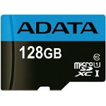 Card Micro SD Adata, capacitate 128 GB, clasa de viteza 10, ADATA
