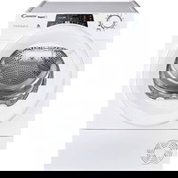 Uscator de rufe Candy RO4 H7A1TEX-S, 7 kg, Cu pompa de caldura, Wi-Fi + Bluetooth, Display, 16 programe, Alb 31102045