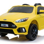 Masinuta electrica cu pornire la cheie Ford Focus RS Yellow