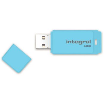 Memorie externa Integral Pastel Blue Skye 64GB, USB 3.0