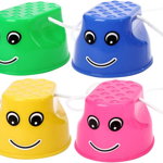 Set 4 jucarii pentru copii Toyvian, plastic, verde/albastru/galben/roz, 10 x 9 x 11 cm