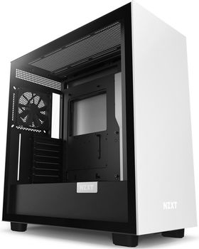 Carcasa NZXT H7, Alb mat/Negru mat