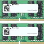 Memorie pentru laptop Mushkin Essentials, SODIMM, DDR4, 64 GB, 3200 MHz, CL22 (MES4S320NF32GX2), Mushkin