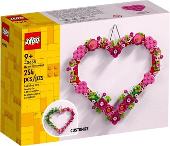 LEGO® LEGO® Creator Expert - Ornament in forma de inima 40638, 254 piese, LEGO®