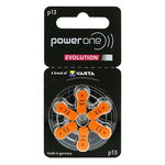 Set baterii auditive premium, eficiente, model P13, Varta