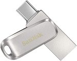 Stick USB SanDisk Ultra Dual Drive Luxe, 512GB, USB 3.0/USB Type-C (Argintiu)