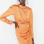 Rochie scurta Cammie orange, Zappatos