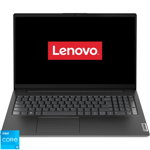 Laptop Lenovo V15 G3 IAP cu procesor Intel® Core™ i3-1215U pana la 4.4GHz, 15.6", Full HD, 8GB DDR4, 512GB SSD, Intel® UHD Graphics, No OS, Business Black