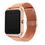 Ceas Smartwatch Techstar® Z60 Gold, Cartela SIM, 1.54 inch, Apelare, Radio FM ,Alerte Sedentarism, Hidratare, Bluetooth 4.0
