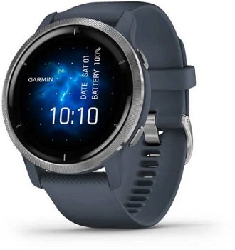 Smartwatch Garmin Venu 2, 1.3inch, Curea Silicon, Blue Granite