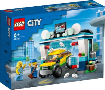 Jucarie 60362 City Car Wash Construction Toy, LEGO