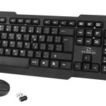 Kit tastatura si mouse bluetooth 2,4 Ghz Esperanza Memphis, USB, 3 butoane, 1000dpi, negru, Esperanza