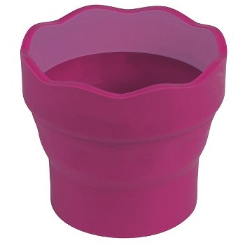 Container pentru apa roz FABER CASTELL Clic&Go, FABER-CASTELL