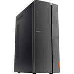 Sistem Desktop PC Lenovo IdeaCentre 510A-15ARR cu procesor AMD Ryzen 3 3200G pana la 4.00 GHz, 8GB DDR4, 256GB SSD M.2 2280 PCIe, DVD-RW, 7-in-1 Card Reader, AMD Radeon Vega 8 Graphics, Iron Grey, Mouse + Tastatura